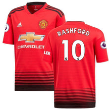 Load image into Gallery viewer, 10-Marcus Rashford Manchester United 2018-19 Home Player Jersey – Red