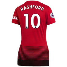 Load image into Gallery viewer, 10-Marcus Rashford Manchester United Women's 2018-19 Home Player Jersey – Red