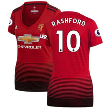 Load image into Gallery viewer, 10-Marcus Rashford Manchester United Women's 2018-19 Home Player Jersey – Red