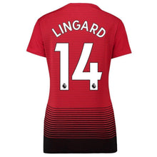 Load image into Gallery viewer, 14-Jesse Lingard Manchester United Women's 18-19 Home Jersey – Red