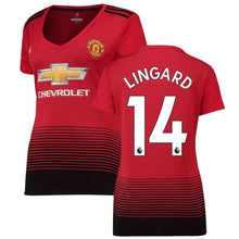 Load image into Gallery viewer, 14-Jesse Lingard Manchester United Women's 18-19 Home Jersey – Red