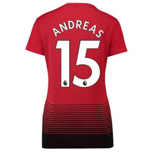 Load image into Gallery viewer, 15-Andreas Pereira Manchester United Women's 18-19 Home Jersey – Red