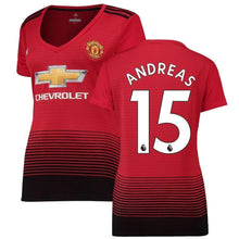Load image into Gallery viewer, 15-Andreas Pereira Manchester United Women's 18-19 Home Jersey – Red