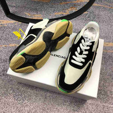 Load image into Gallery viewer, Balenciaga Triple S Sneaker Black White Green