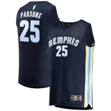 Load image into Gallery viewer, 25-Chandler Parsons Memphis Grizzlies  Jersey - Icon Edition – Navy