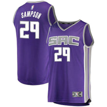 Load image into Gallery viewer, 29-JaKarr Sampson Sacramento Kings Player Jersey - Purple