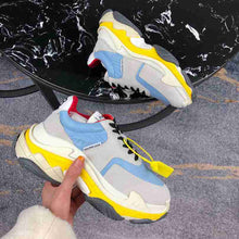 Load image into Gallery viewer, Balenciaga Triple S Blue Gray Yellow