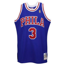 Load image into Gallery viewer, 3- Philadelphia 76ers  Allen Iverson '96-'97 Hardwood Classics 50 Year Anniversary Throwback Premium Jersey