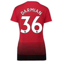 Load image into Gallery viewer, 36-Matteo Darmian Manchester United Women's 18-19 Home Jersey – Red