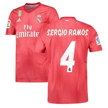 Load image into Gallery viewer, 4-Sergio Ramos Real Madrid 2018-19 Third Player Jersey – Red