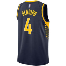 Load image into Gallery viewer, 4-Victor Oladipo Indiana Pacers  Swingman Jersey - Icon Edition – Navy