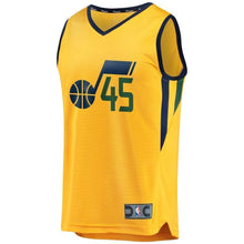 Load image into Gallery viewer, 45-Donovan Mitchell Utah Jazz  Player Jersey Gold - Statement Edition
