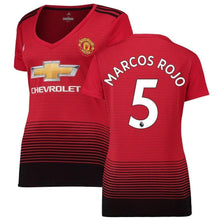 Load image into Gallery viewer, 5-Marcos Rojo Manchester United Women's 18-19 Home Jersey – Red