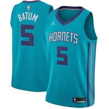 Load image into Gallery viewer, 5-Nicolas Batum Charlotte Hornets Swingman Jersey Teal - Icon Edition