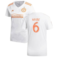 Load image into Gallery viewer, 6-Darlington Nagbe Atlanta United FC Women's King Peach Player Jersey – White