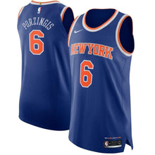 Load image into Gallery viewer, 6-Kristaps Porzingis New York Knicks Swingman Jersey Blue - Icon Edition