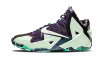 Load image into Gallery viewer, Nike Lebron 11 - AS CASHMERE/GRN GLOW-PRPL DYNSTY
