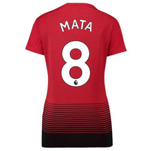 Load image into Gallery viewer, 8-Juan Mata Manchester United Women's 18-19 Home Jersey – Red