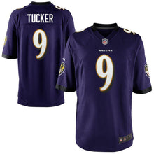 Load image into Gallery viewer, Justin Tucker Baltimore Raven American football jersey