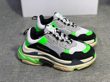 Load image into Gallery viewer, Balenciaga Triple S Mr.Porter White Black Neon