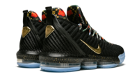 Load image into Gallery viewer, Nike Lebron XVI KC BLACK/METALLIC GOLD-ROSE FROST