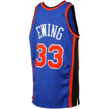 Load image into Gallery viewer, Patrick Ewing New York Knicks 1996-1997 Hardwood Classics Throwback Authentic Jersey - Royal Blue