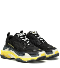 Load image into Gallery viewer, Balenciaga Triple S Sneaker Black Yellow
