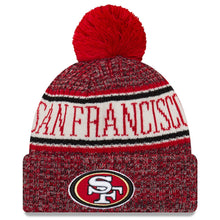 Load image into Gallery viewer, San Francisco 49ers New Era 2019 Knit Hat – Scarlet