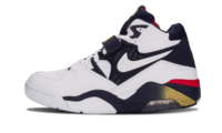 Load image into Gallery viewer, Nike Air Force 180 WHITE/WHITE-MID NAVY-MTLLC GLD