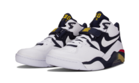 Load image into Gallery viewer, Nike Air Force 180 WHITE/WHITE-MID NAVY-MTLLC GLD