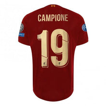 Load image into Gallery viewer, LFC MENS EUROPEAN HOME SHIRT 19/20 - UCL GOLD - CAMPIONE 19