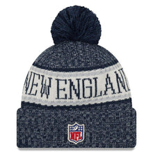 Load image into Gallery viewer, New England Patriots New Era 2019 Cold Weather Knit Hat – Navy