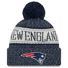 Load image into Gallery viewer, New England Patriots New Era 2019 Cold Weather Knit Hat – Navy