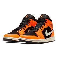 Load image into Gallery viewer, Men's Jordan 1 High Basketball Shoes - Orange Black