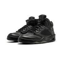 Load image into Gallery viewer, Men's Jordan 5 Retro Basketball Shoes - Black