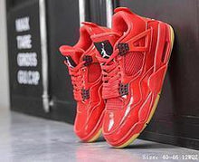 Load image into Gallery viewer, Air Jordan 4 “Red Louis Vuitton Don”