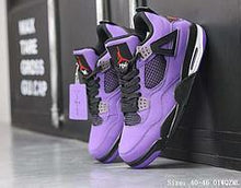 Load image into Gallery viewer, Travis Scott x Air Jordan 4 Purple
