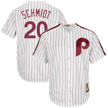 Load image into Gallery viewer, Mike Schmidt Philadelphia Phillies Majestic Cooperstown Collection Cool Base Player Jersey – White