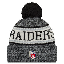 Load image into Gallery viewer, Oakland Raiders New Era 2019 Knit Hat – Black