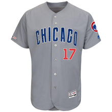 Load image into Gallery viewer, Kris Bryant Chicago Cubs Majestic Road Flex Base Collection Player Jersey - Gray/Royal