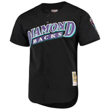 Load image into Gallery viewer, Matt Williams Arizona Diamondbacks Mitchell &amp; Ness Cooperstown Collection Mesh Batting Practice Button-Up Jersey – Black