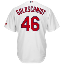 Load image into Gallery viewer, Paul Goldschmidt St. Louis Cardinals Majestic Alternate Official Cool Base Player Jersey – Scarlet/White