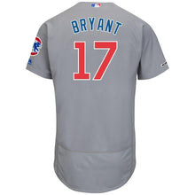Load image into Gallery viewer, Kris Bryant Chicago Cubs Majestic Road Flex Base Collection Player Jersey - Gray/Royal