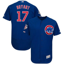 Load image into Gallery viewer, Kris Bryant Chicago Cubs Majestic Road Flex Base Collection Player Jersey - Gray/Royal
