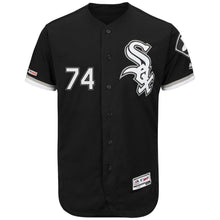 Load image into Gallery viewer, Eloy Jimenez Chicago White Sox Majestic Flex Base Collection Player Jersey – Black/White