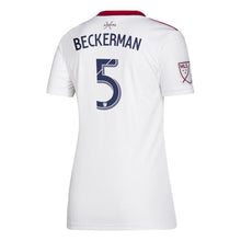 Load image into Gallery viewer, Kyle Beckerman Real Salt Lake Women's 2019 Secondary Player Jersey - White
