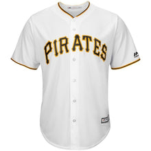 Load image into Gallery viewer, Josh Bell Pittsburgh Pirates Majestic Cool Base Player Replica Jersey – White