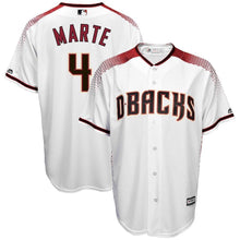 Load image into Gallery viewer, Ketel Marte Arizona Diamondbacks Majestic Home Cool Base Player Jersey – White