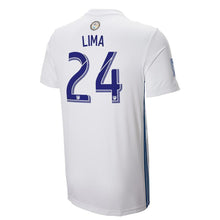 Load image into Gallery viewer, Nick Lima San Jose Earthquakes 2018 Secondary  Player Jersey – White