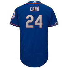 Load image into Gallery viewer, Robinson Cano New York Mets Majestic Alternate Collection Flex Base Player Jersey – Royal/White